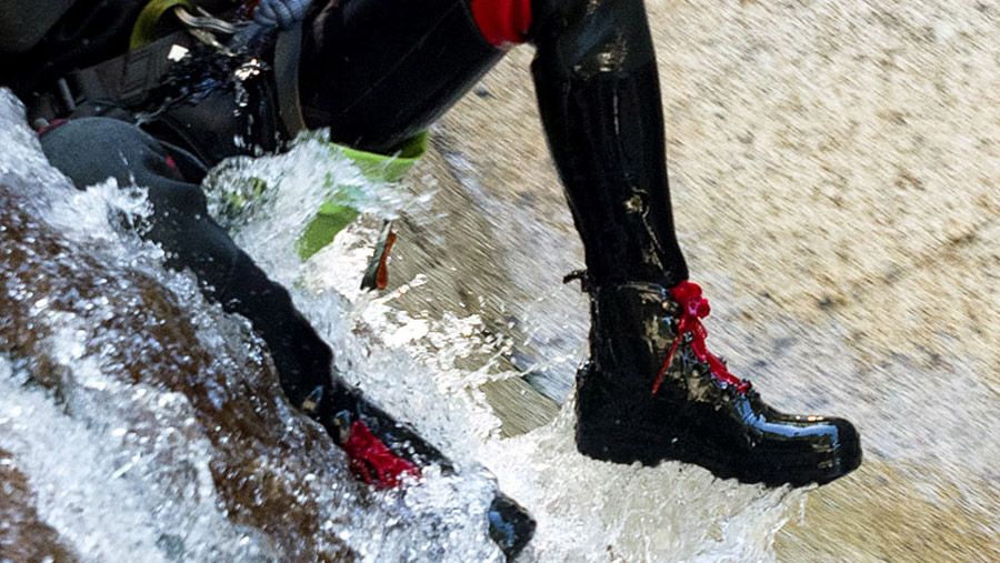 Location de chaussures de Canyoning