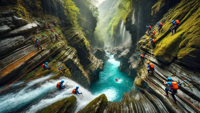 Renforcez la Cohésion de Groupe avec le Canyoning : Une Aventure Unique et Inoubliable